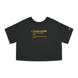 Champion x Alley Oop - Mamba Mentality Cropped T-Shirt
